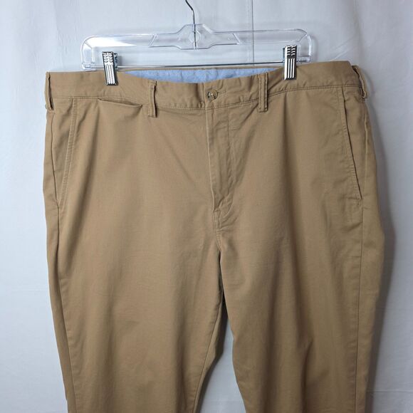 Polo Ralph Lauren Men’s 38x32 Beige Stretch Straight Fit Chino Pants - Picture 6 of 9